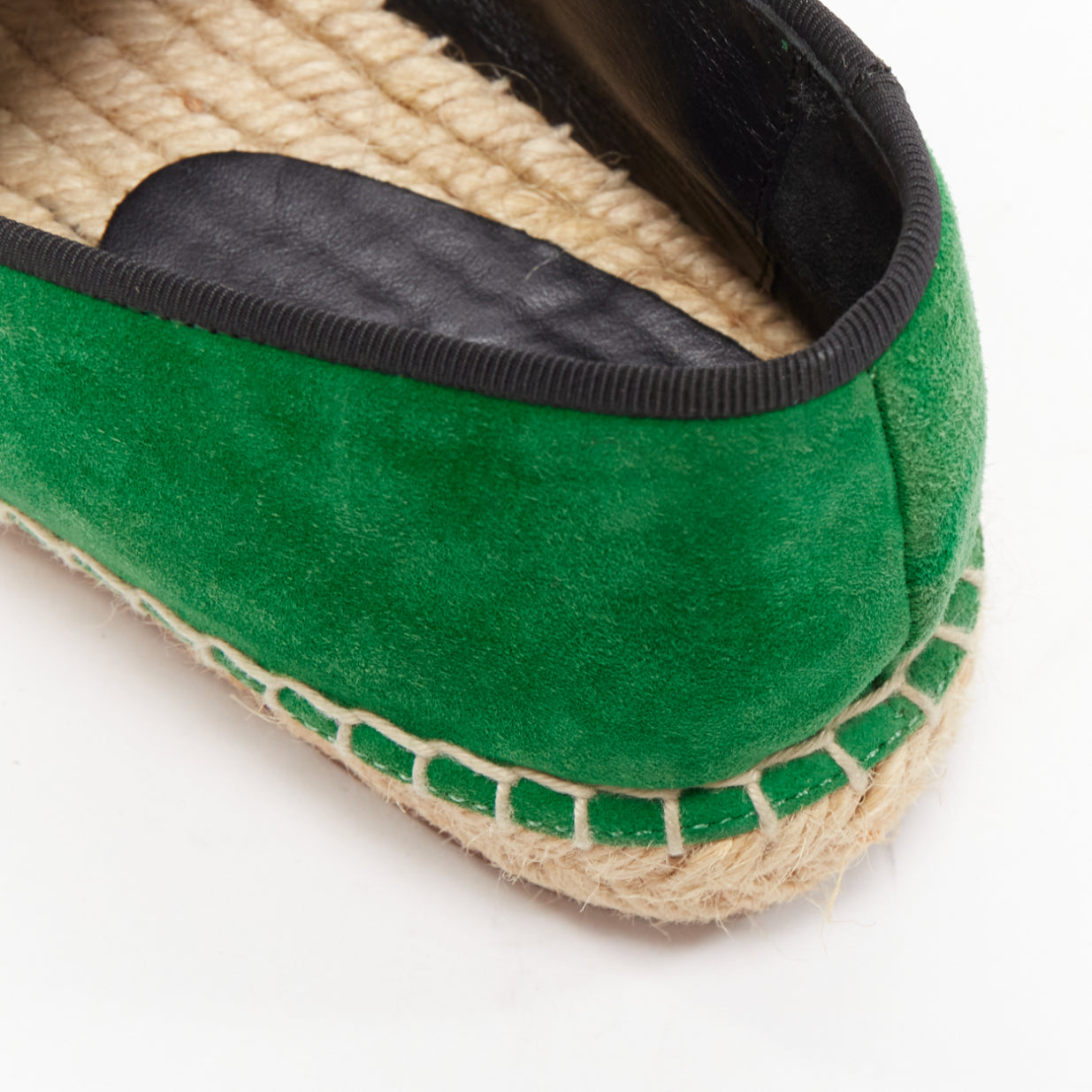 Women's Celine Suede Grosgrain Espadrilles