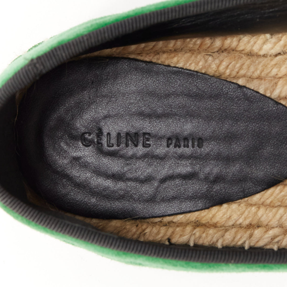 Women's Celine Suede Grosgrain Espadrilles