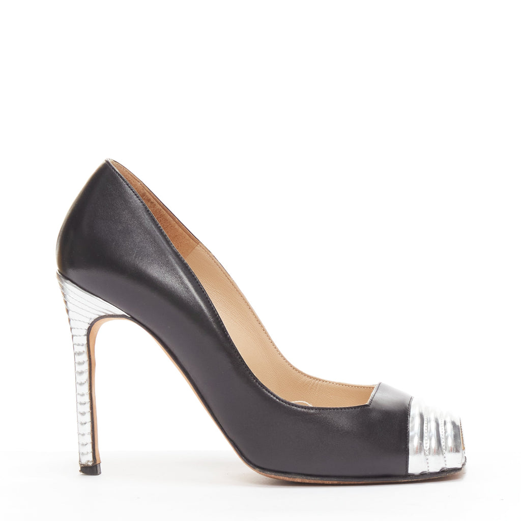Women's Manolo Blahnik Leather Quilted Pumps