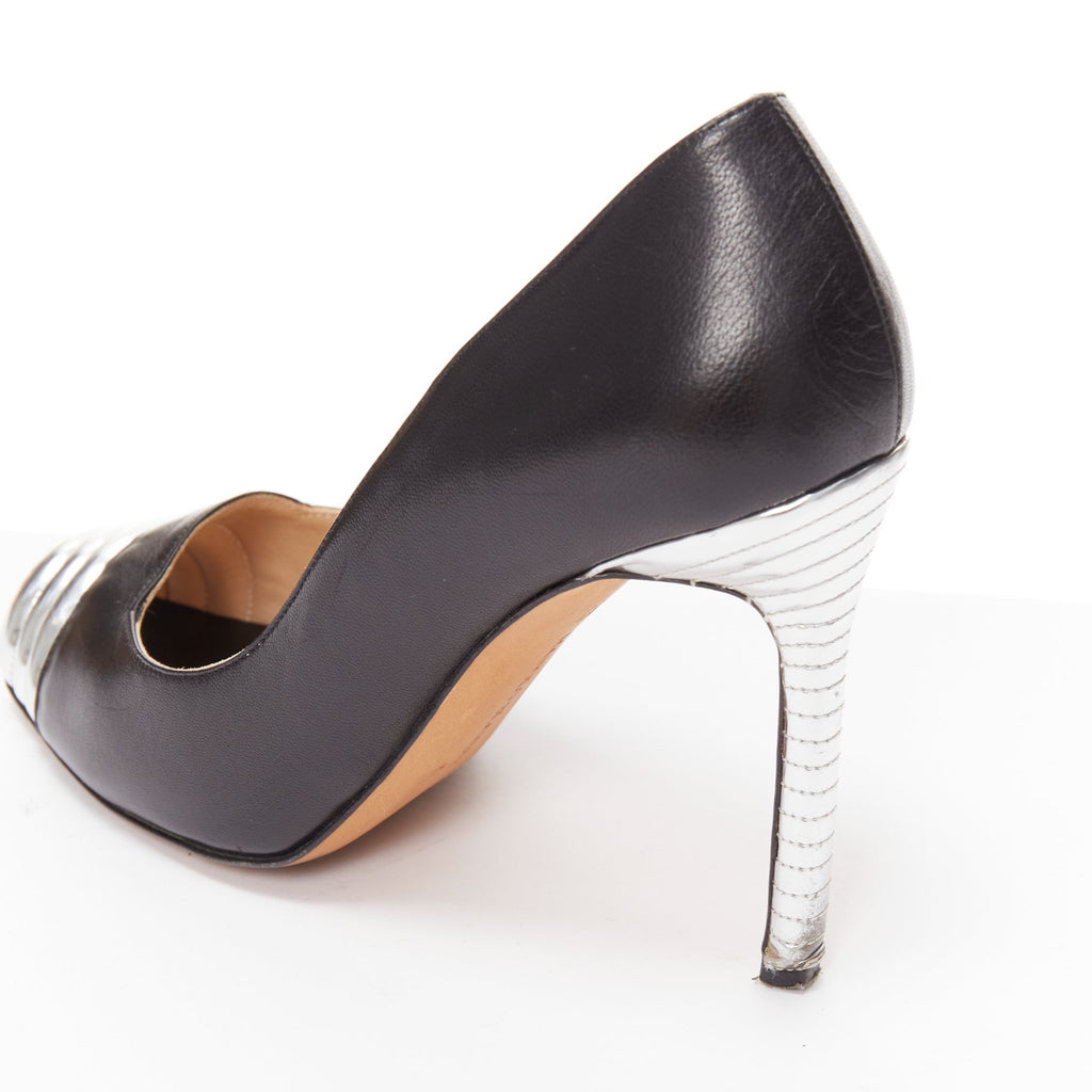 Women's Manolo Blahnik Leather Quilted Pumps