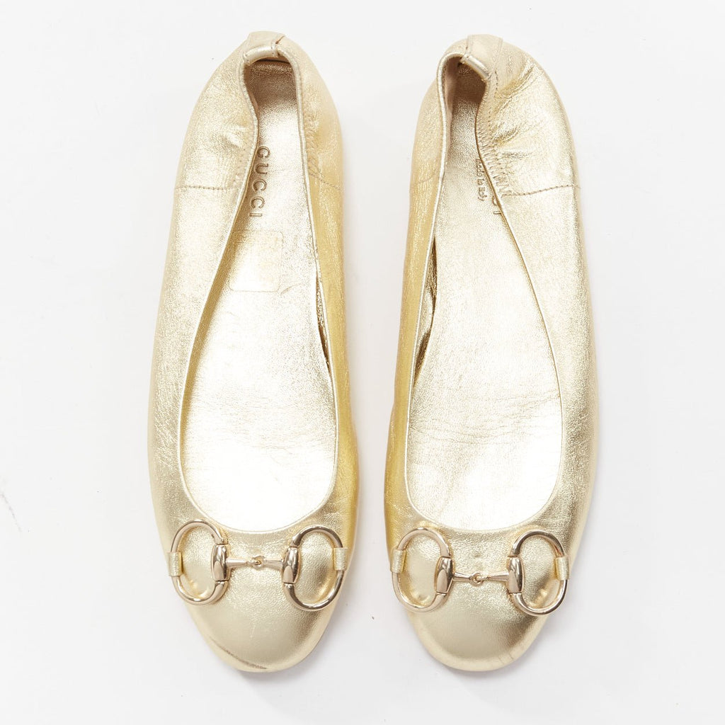Women's Gucci Horsebit Buckle Ballerina Flats