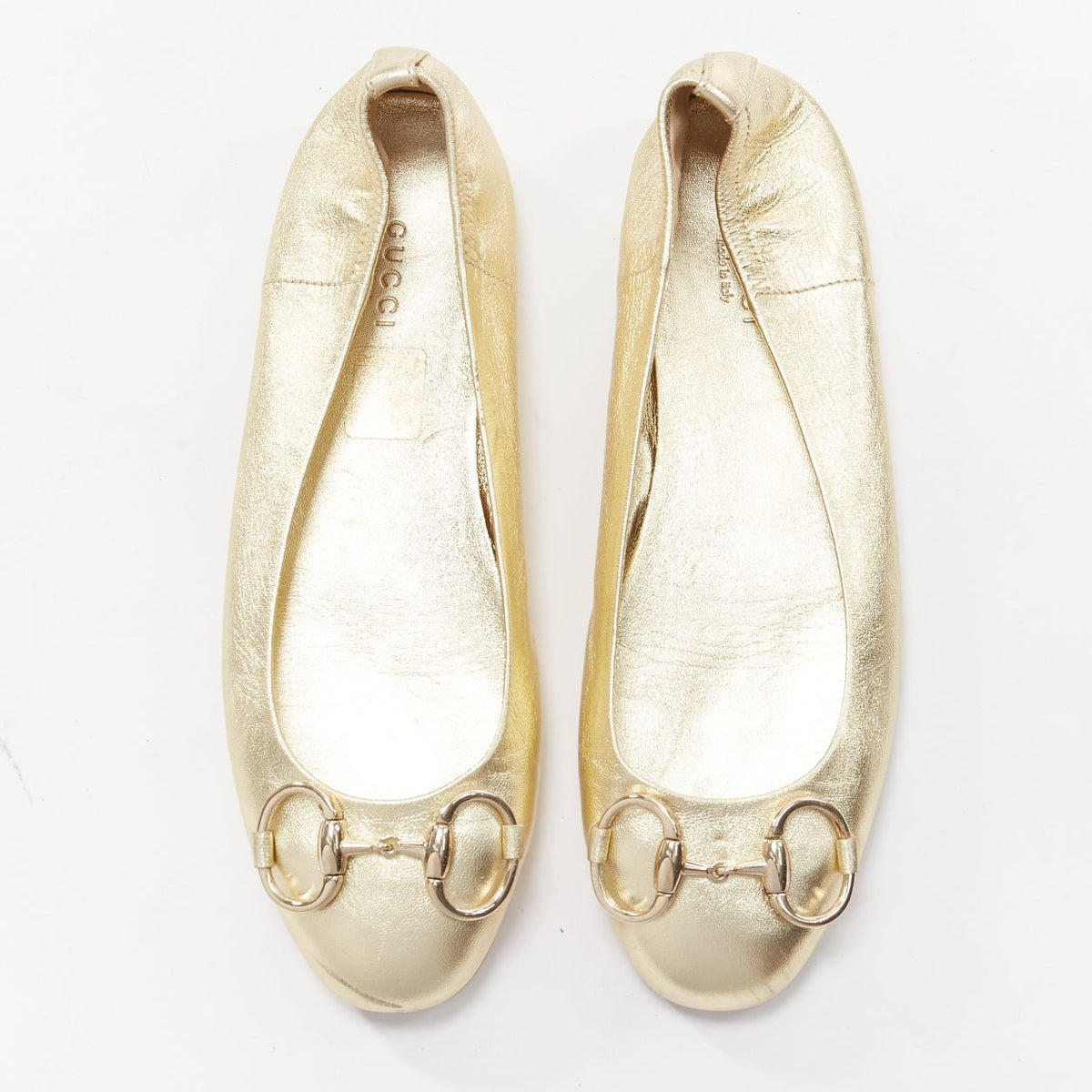Women's Gucci Horsebit Buckle Ballerina Flats