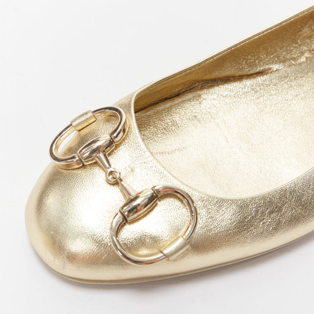 Women's Gucci Horsebit Buckle Ballerina Flats