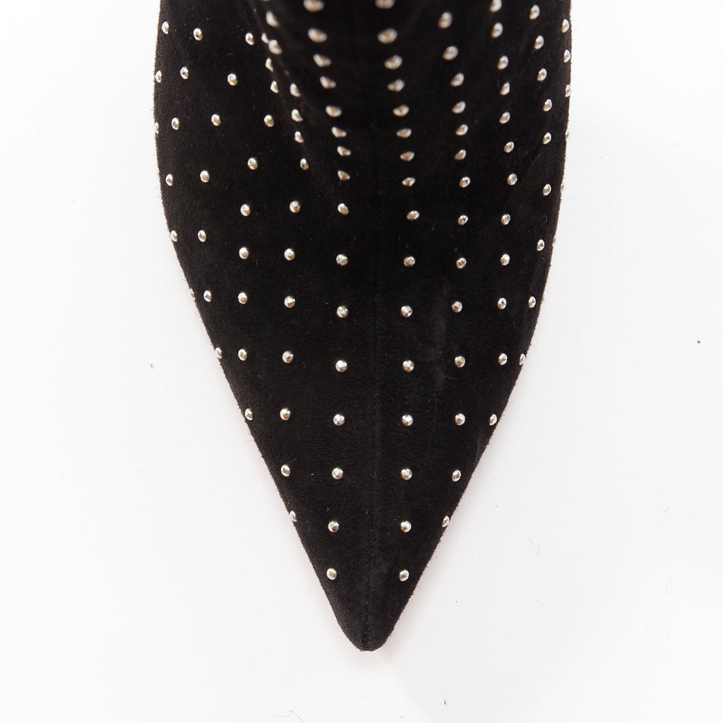 Women's Christian Louboutin Suede Pointy Boots