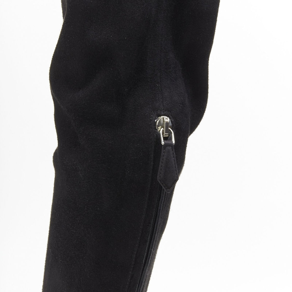 Women's Miu Miu Suede Jewelled Over Knee Boots