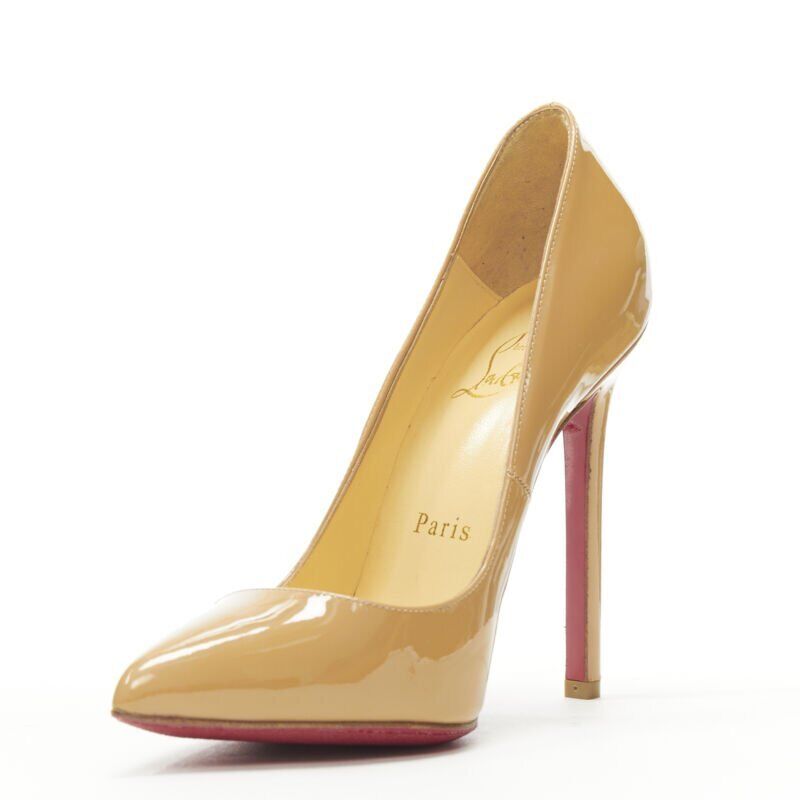 Women's Christian Louboutin Patent Leather Pumps