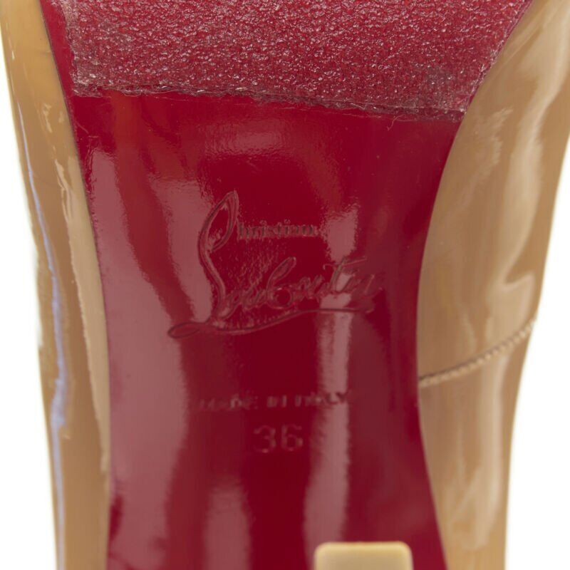 Women's Christian Louboutin Patent Leather Pumps