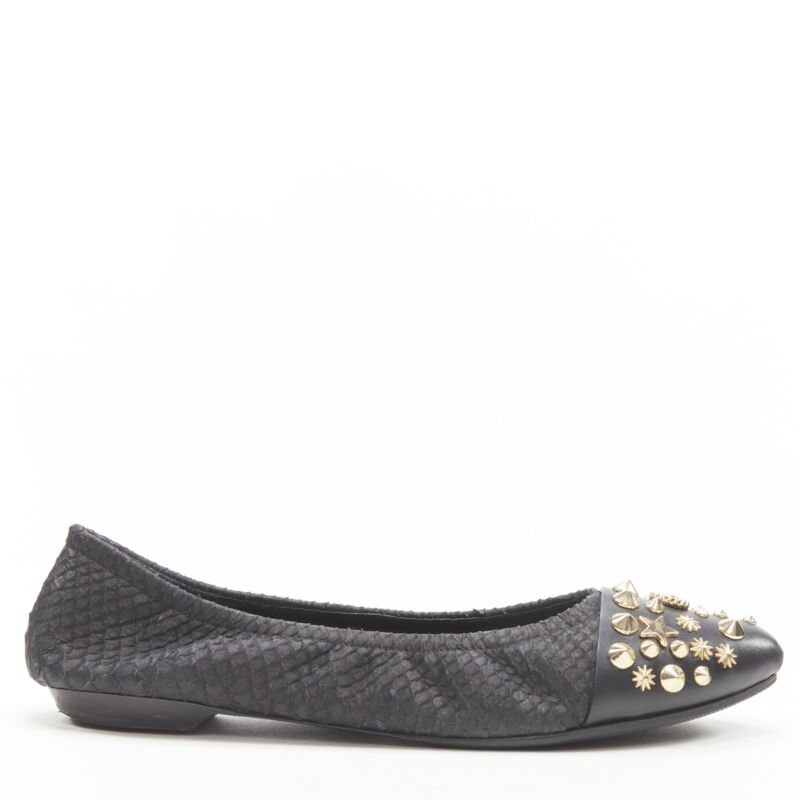 Women's Givenchy Gold Star Ballerina Flats