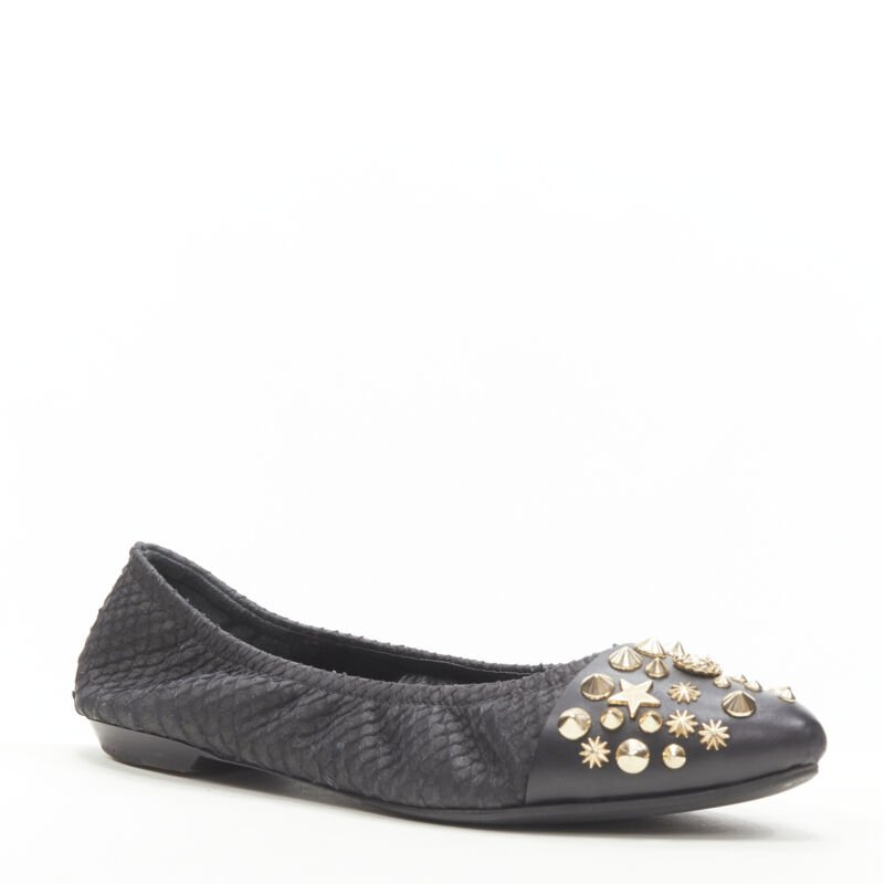 Women's Givenchy Gold Star Ballerina Flats