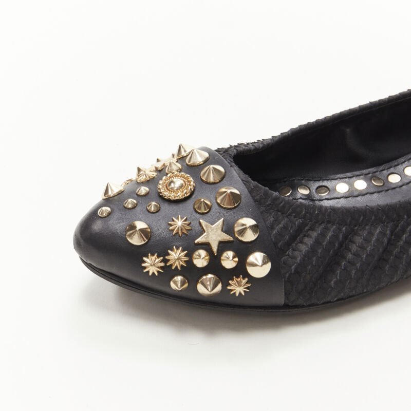 Women's Givenchy Gold Star Ballerina Flats