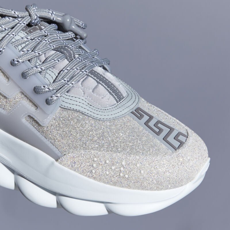 Men's Versace Chain Reaction Crystal Sneakers