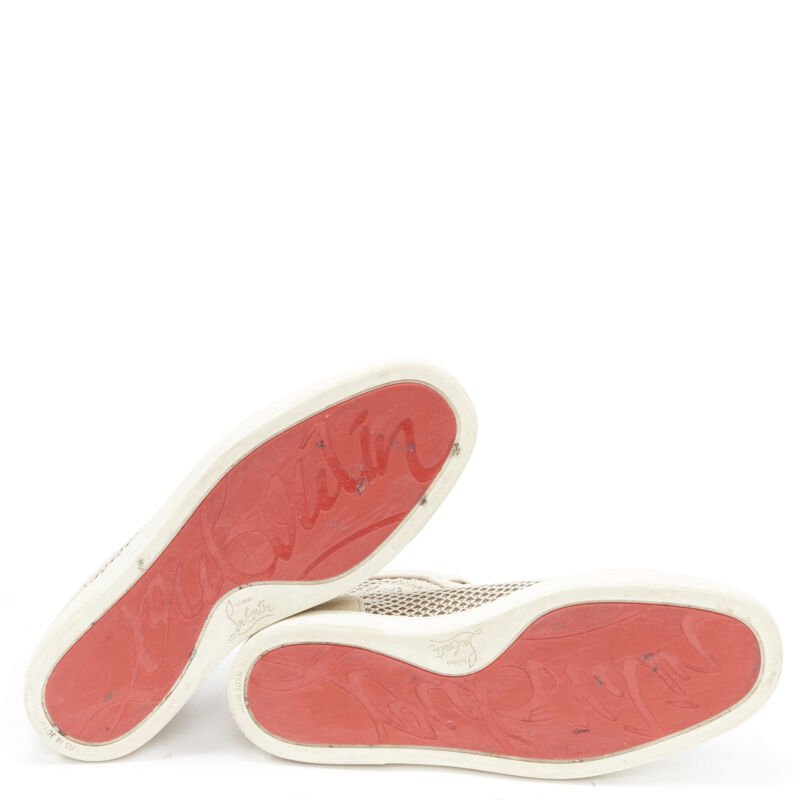Men's Christian Louboutin Suede High Sneaker