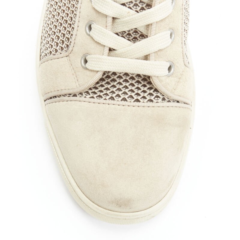 Men's Christian Louboutin Suede High Sneaker