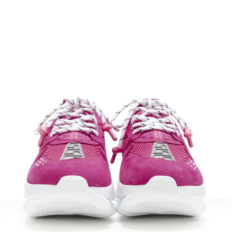 Men's Versace Chain Reaction Pink Sneakers