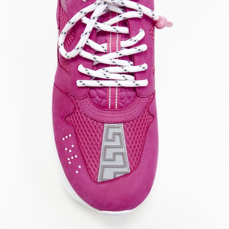 Men's Versace Chain Reaction Pink Sneakers