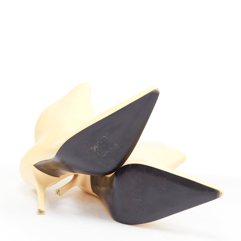 Women's Celine Leather Pointed Ankle Boots