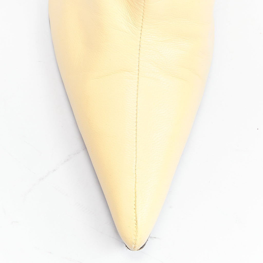 Women's Celine Leather Pointed Ankle Boots