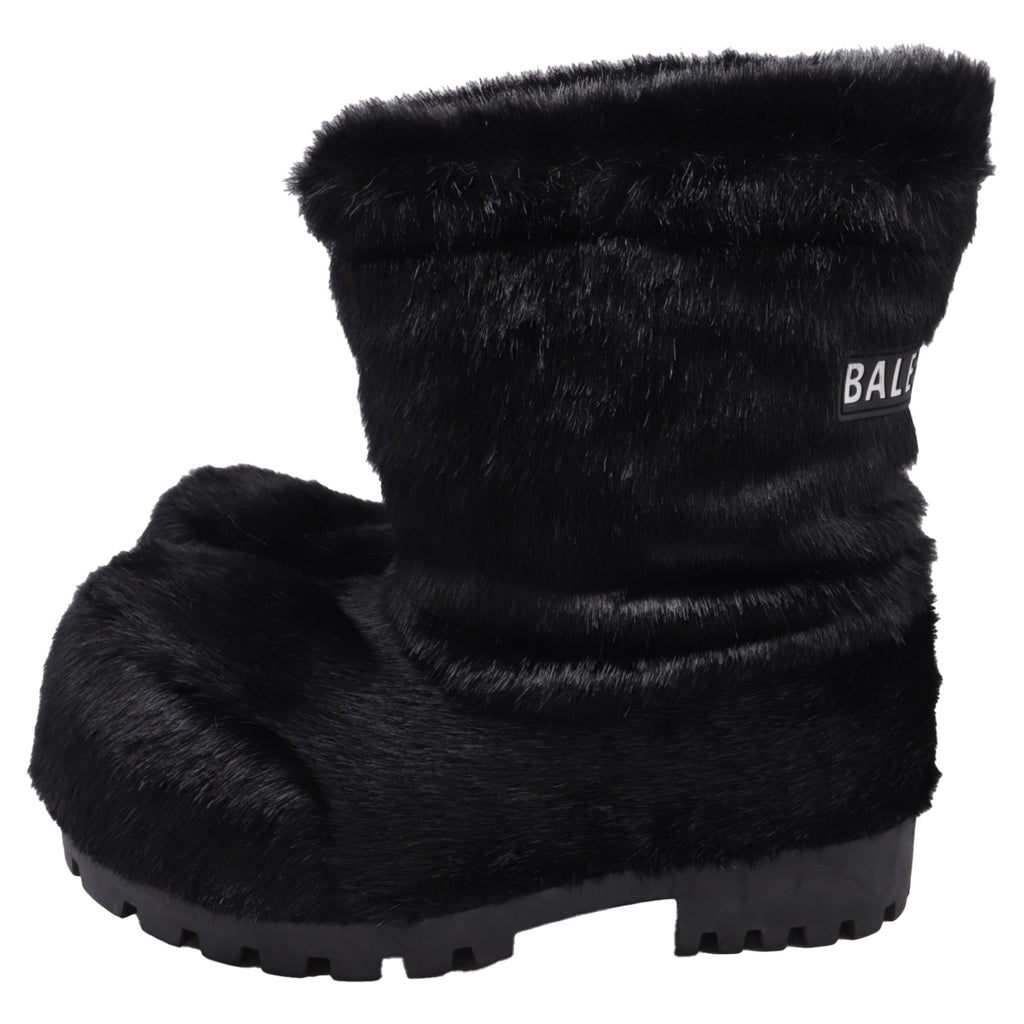 Men's Balenciaga Alaska Low Boots in Black Synthetic
