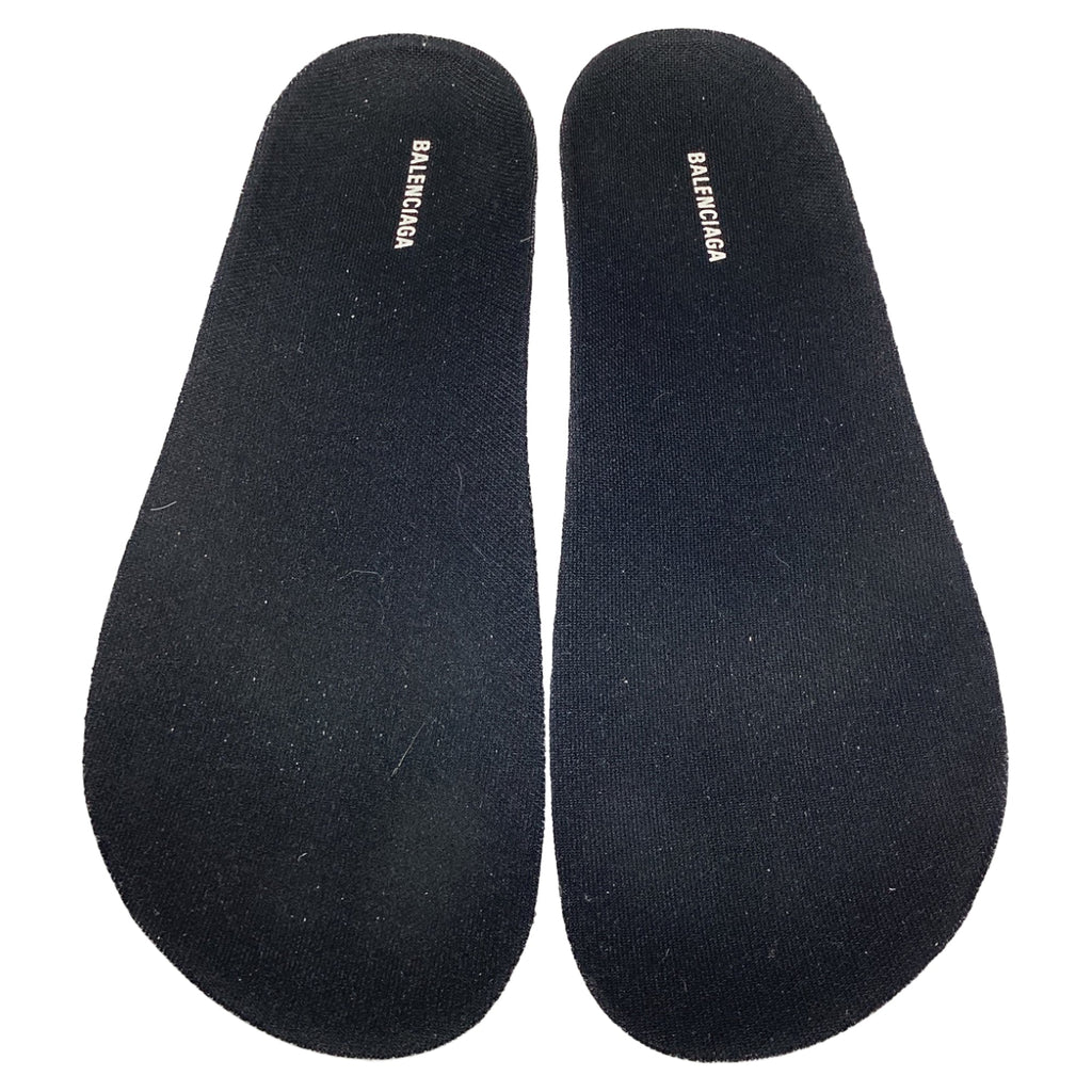 Men's Balenciaga + Crocs™ Platform Boots in Black Faux Fur and Rubber