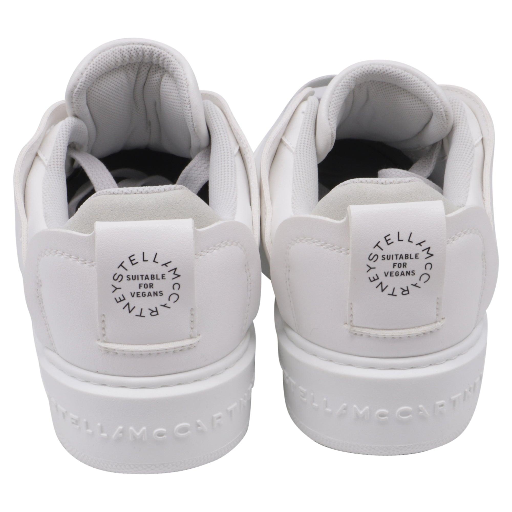 Women's Stella McCartney S-Wave Sneakers in White Leather