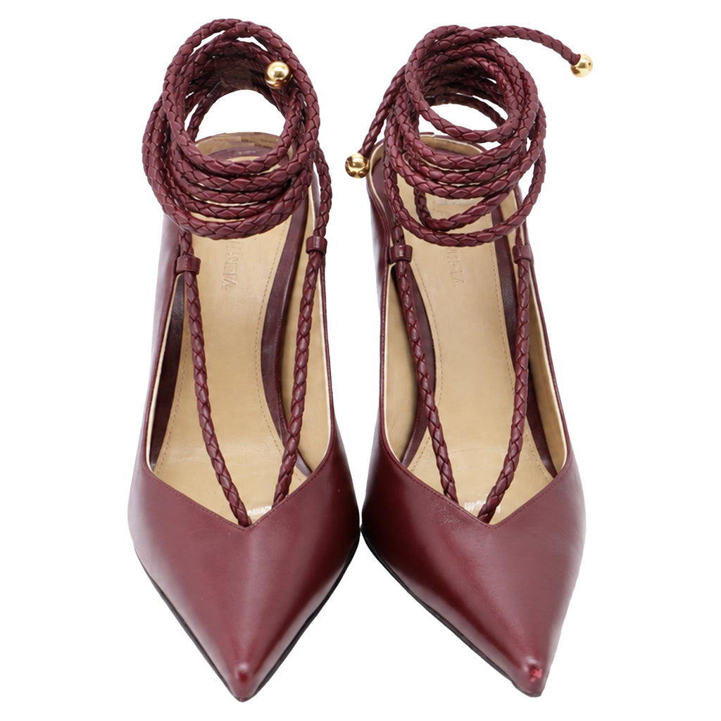Women's Bottega Veneta Spritz Pumps in Red Leather