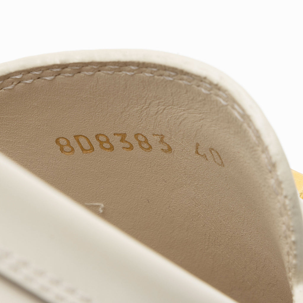 Women's Fendi Leather Fendigraphy Platform Loafers - Size 10 / 40