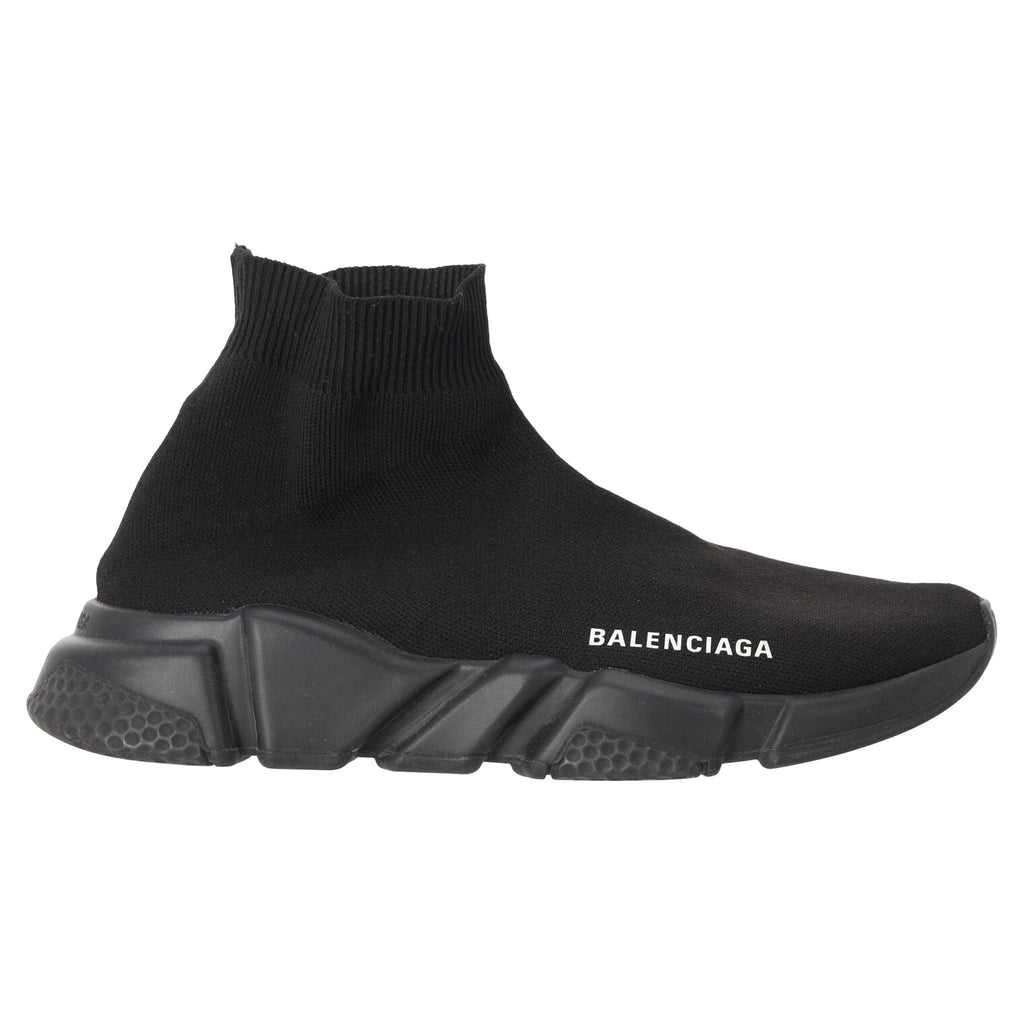 Women's  Balenciaga Speed Trainer Shoes in Black Polyester