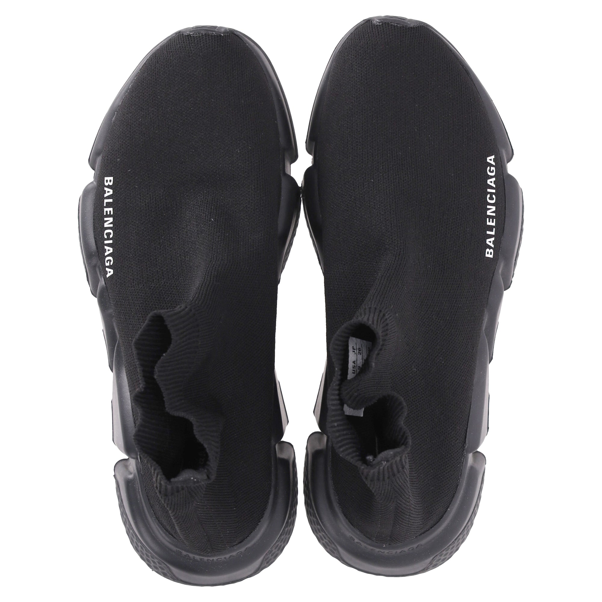 Women's  Balenciaga Speed Trainer Shoes in Black Polyester
