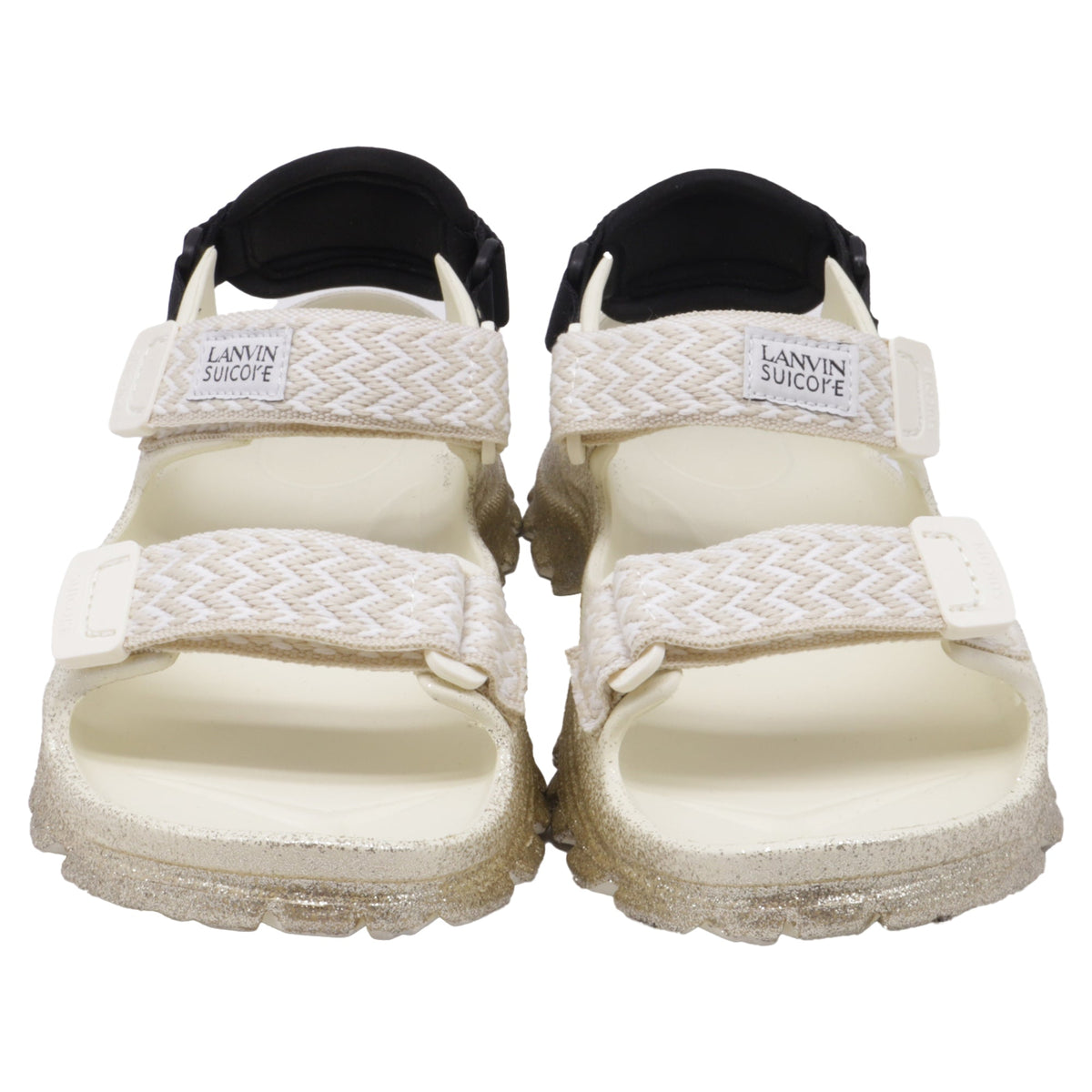 Women's Suicoke x Lanvin Wake Curb LNV Sandals in White Rubber