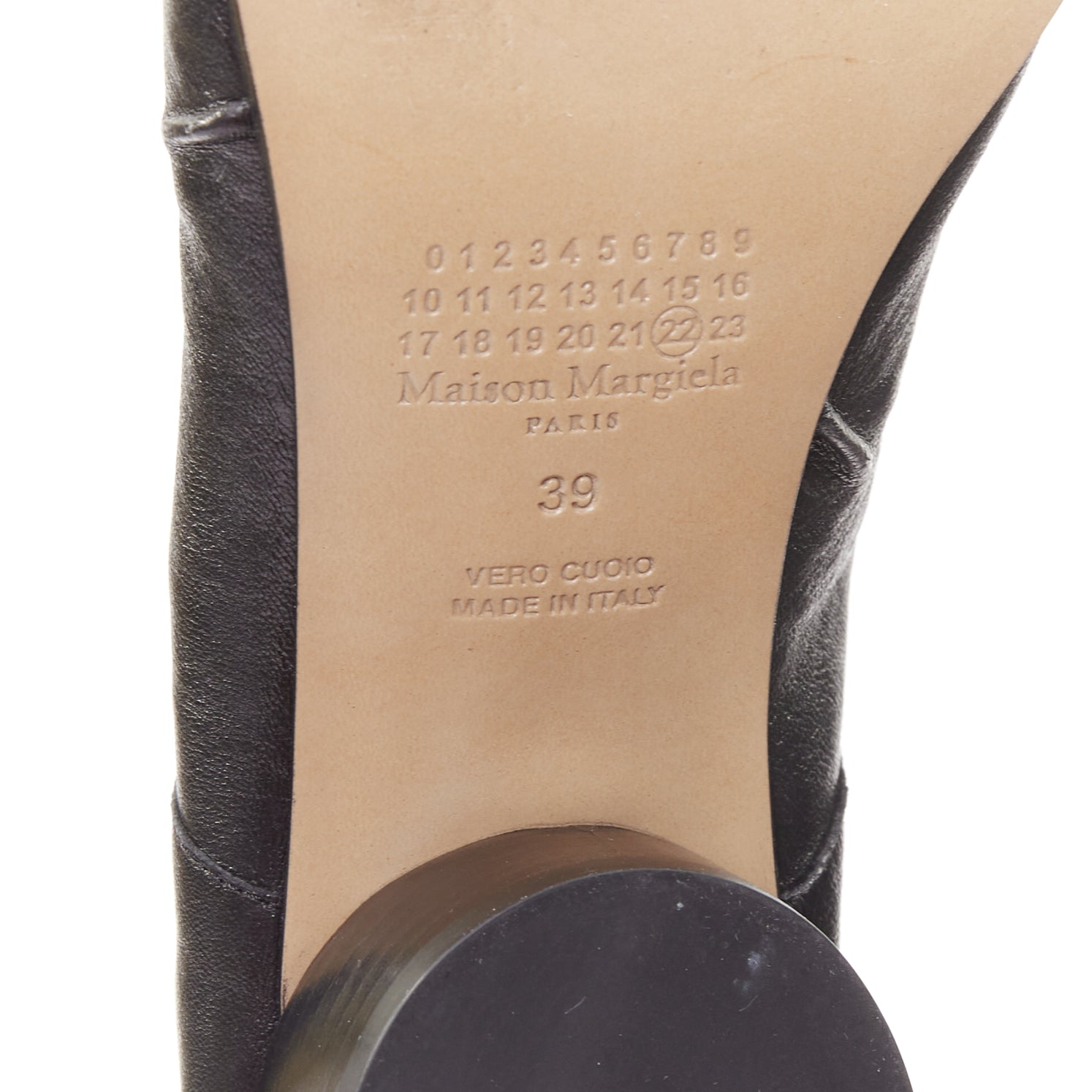 Women's Maison Margiela Tabi Ballerina leather split toe pump