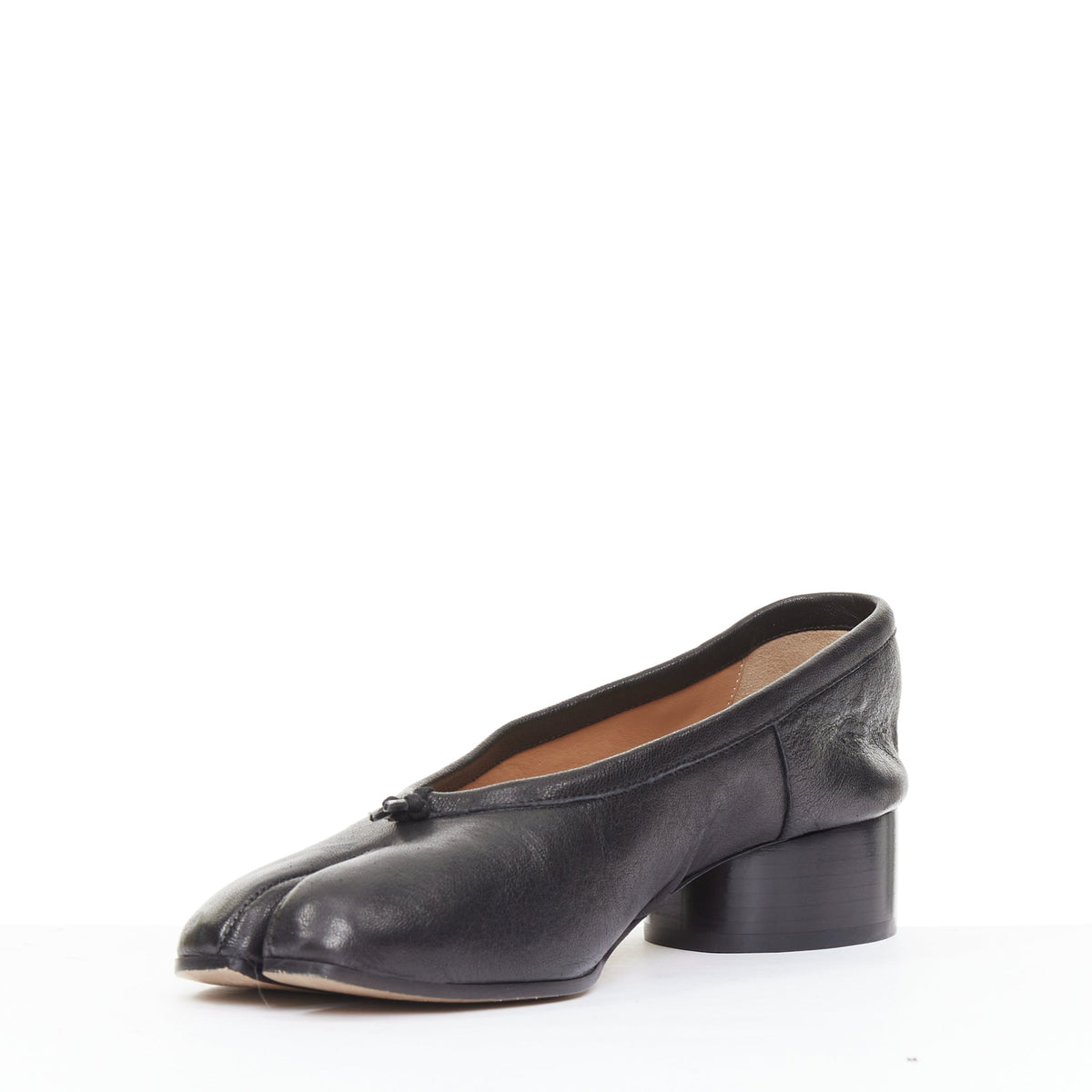 Women's Maison Margiela Tabi Ballerina leather split toe pump