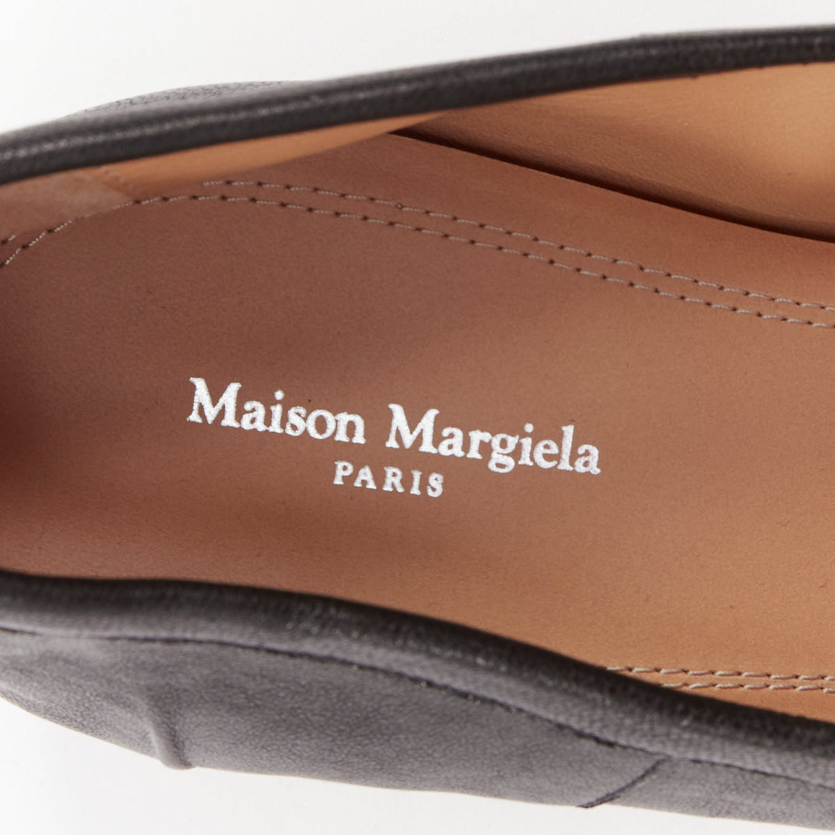 Women's Maison Margiela Tabi Ballerina leather split toe pump