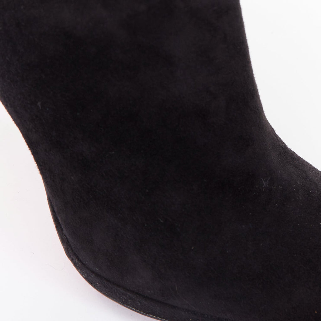Women's Christian Louboutin veau velour suede platform boots