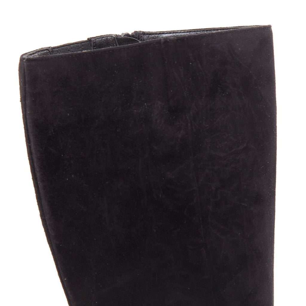 Women's Christian Louboutin veau velour suede platform boots