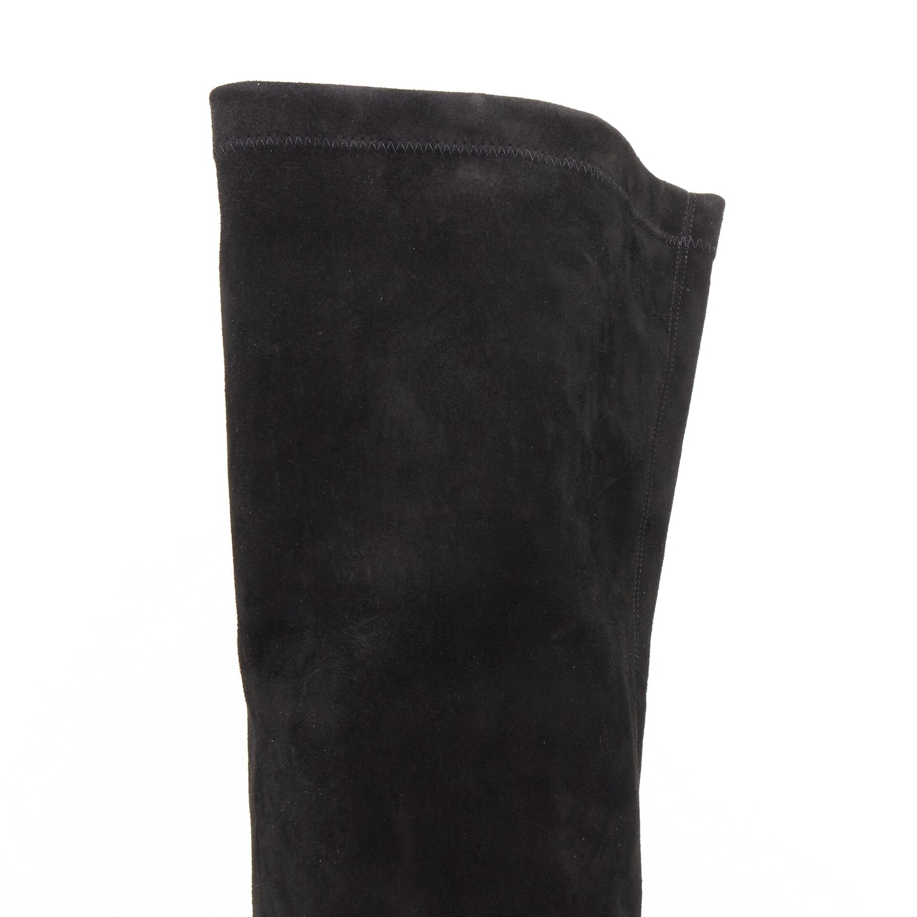 Women's Christian Louboutin suede over knee platform boots