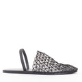 Women's The Row Macrame Net fabric mesh slingback flat shoes