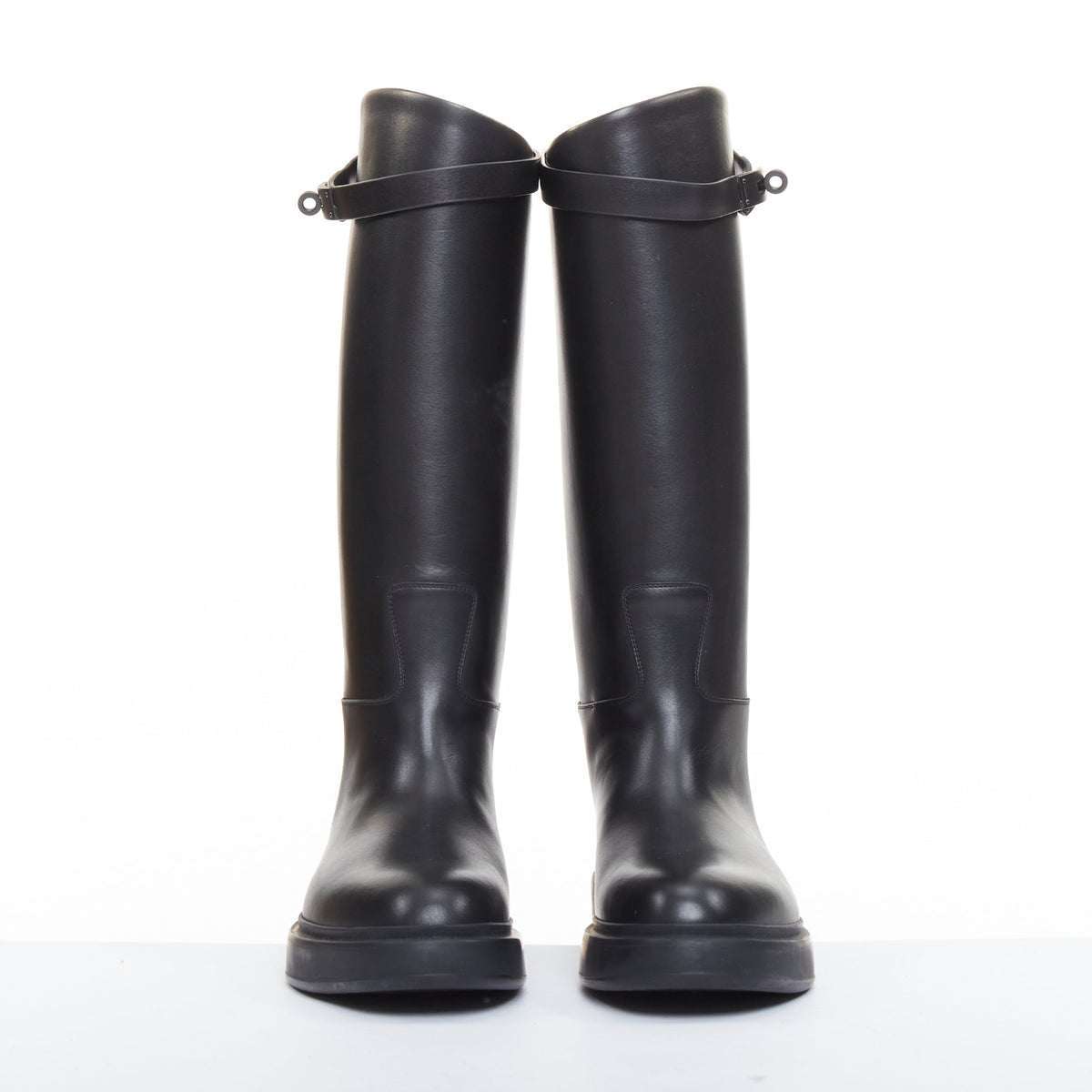 Women's Hermes Jumping So Black leather riding boots