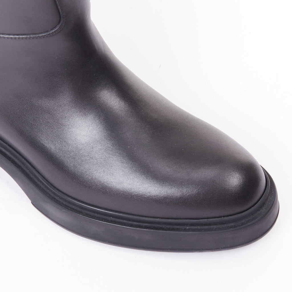 Women's Hermes Jumping So Black leather riding boots