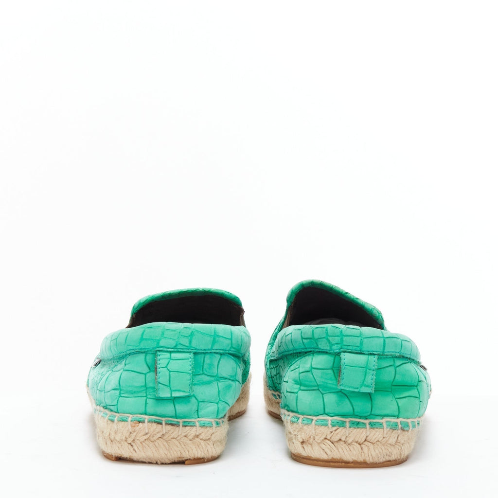 Men's Jimmy Choo Vlad embossed scaled leather espadrilles