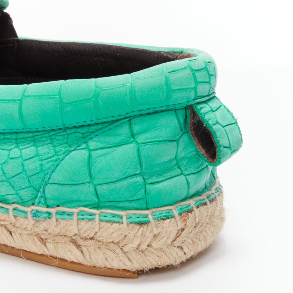 Men's Jimmy Choo Vlad embossed scaled leather espadrilles