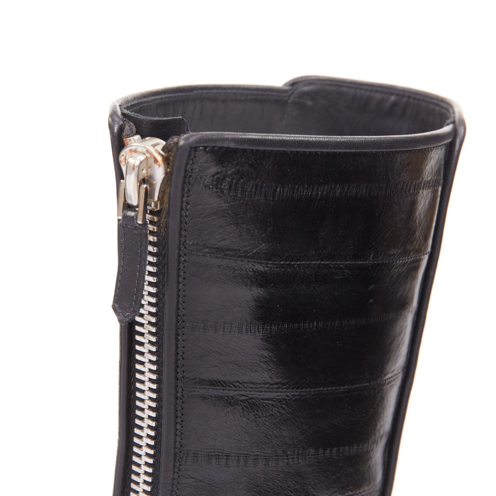 Women's Givenchy curved horn heel black ankle boots