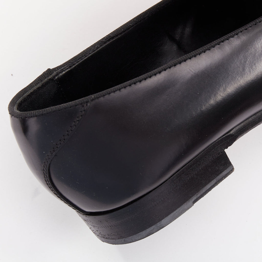 Men's Jimmy Choo Foxley black shiny calf leather rope tassel loafers