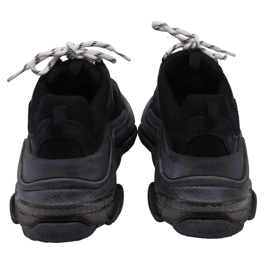 Women's  Balenciaga Triple S Sneakers in Black Polyester