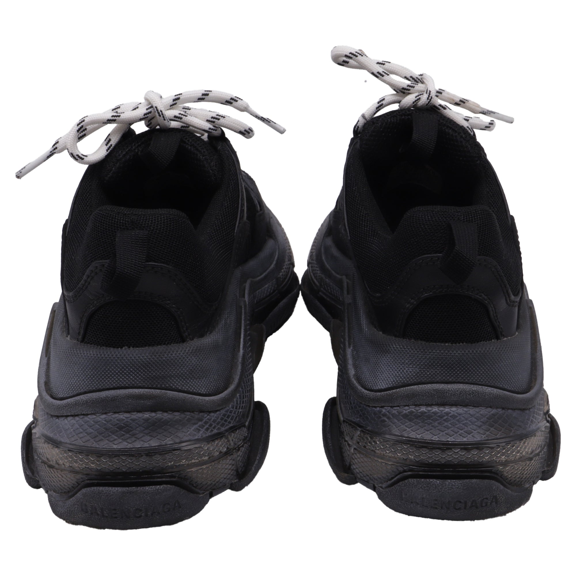 Women's  Balenciaga Triple S Sneakers in Black Polyester