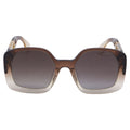 Fendi O'Lock Square-Framed Sunglasses in Brown Acetate