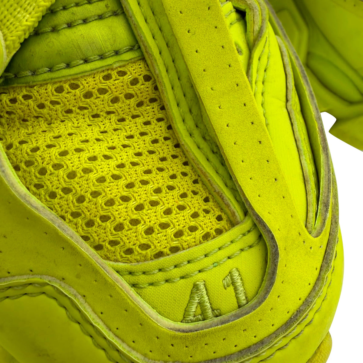 Men's  Balenciaga Track Sneakers in Neon Yellow Polyurethane