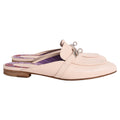 Women's Hermès Oz Mules in Beige Leather