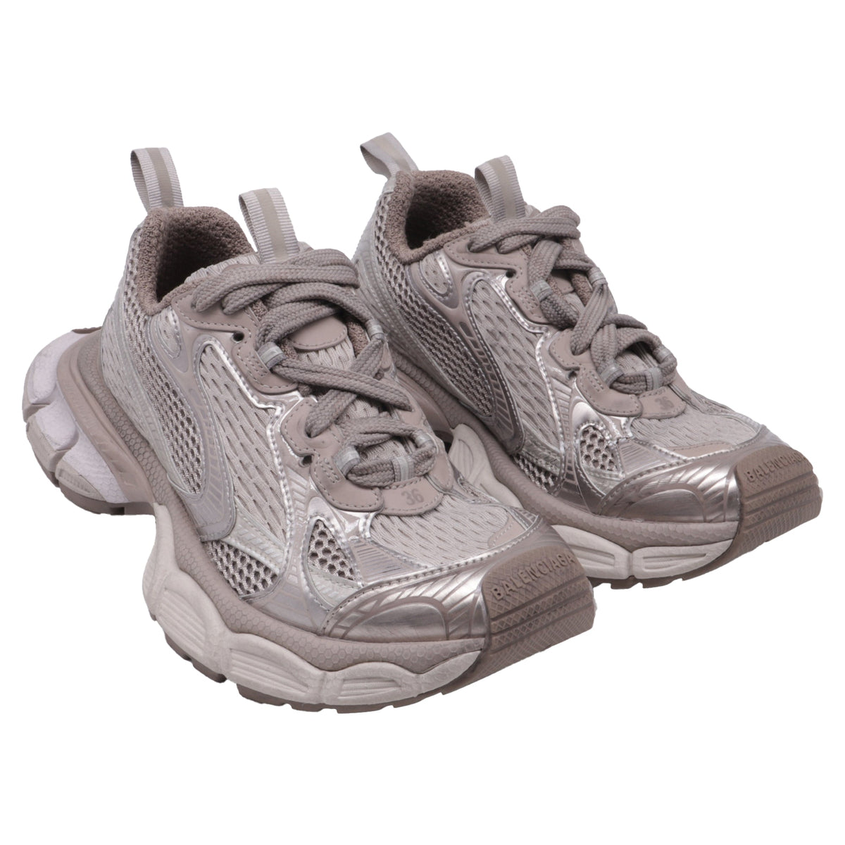 Women's  Balenciaga 3XL Sneakers in Beige Polyester