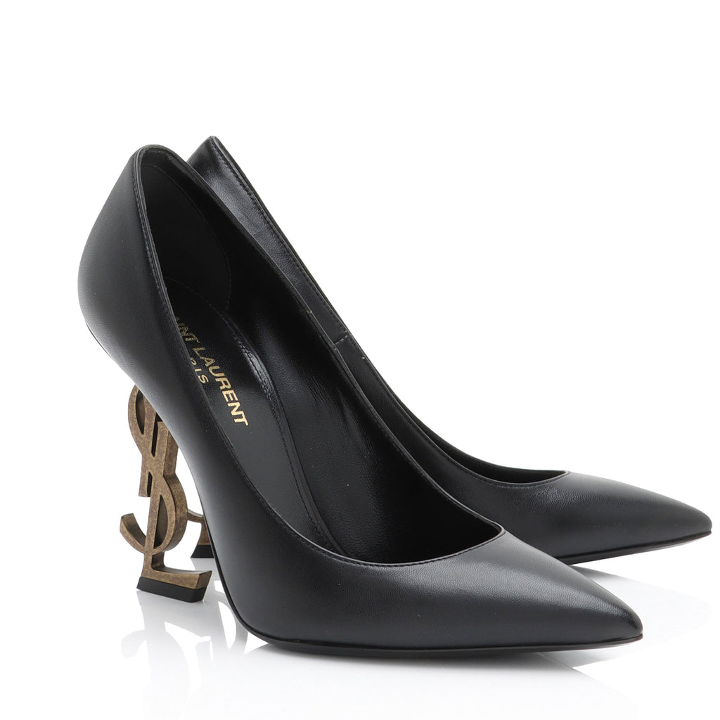 Women's Saint Laurent Leather Opyum Pumps - Size 6 / 36