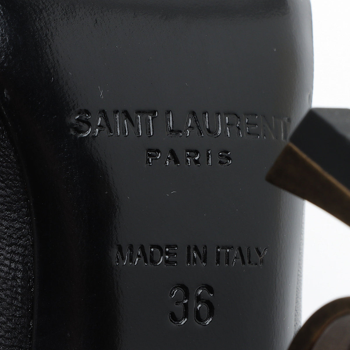 Women's Saint Laurent Leather Opyum Pumps - Size 6 / 36